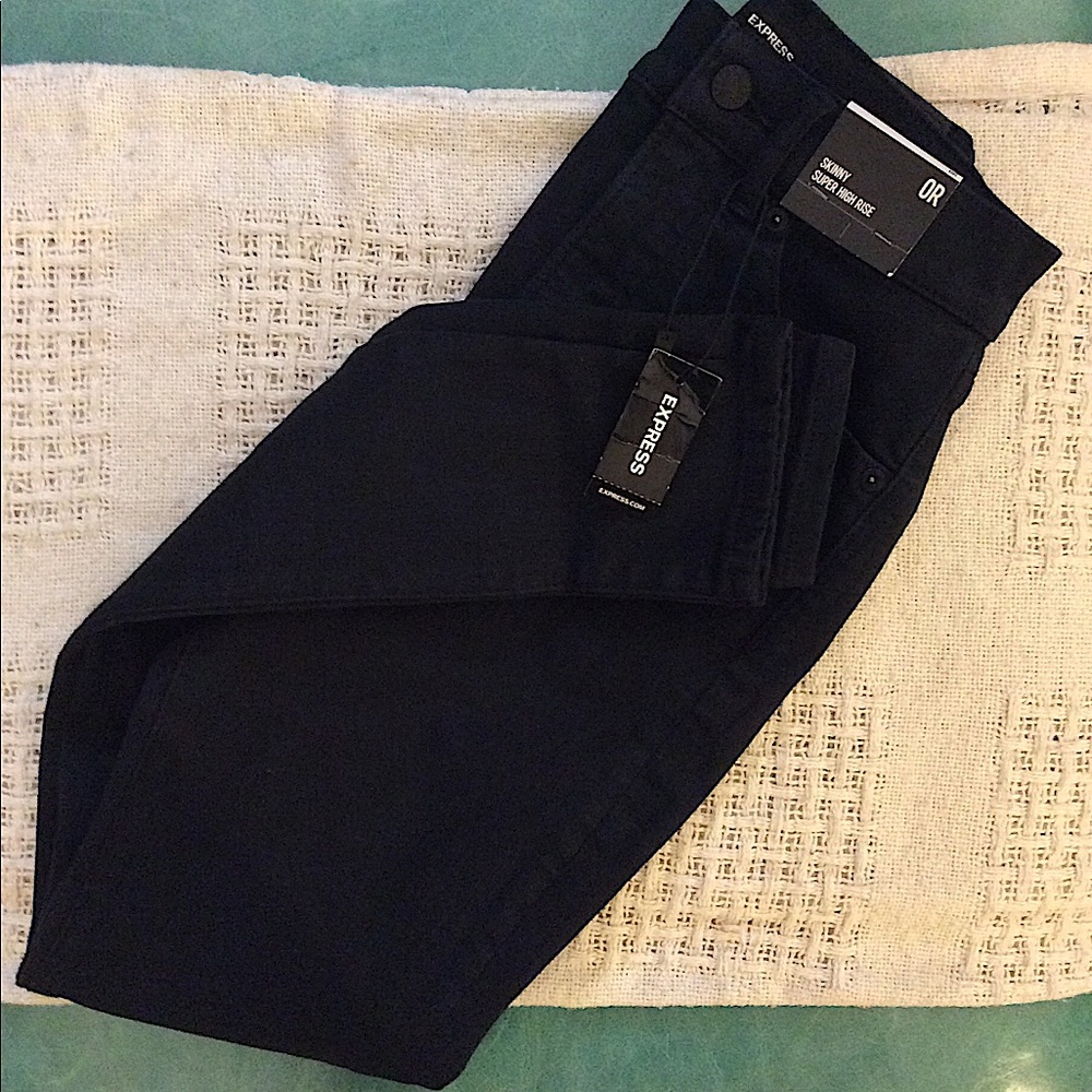 Express Jeans Skinny, Super High Rise